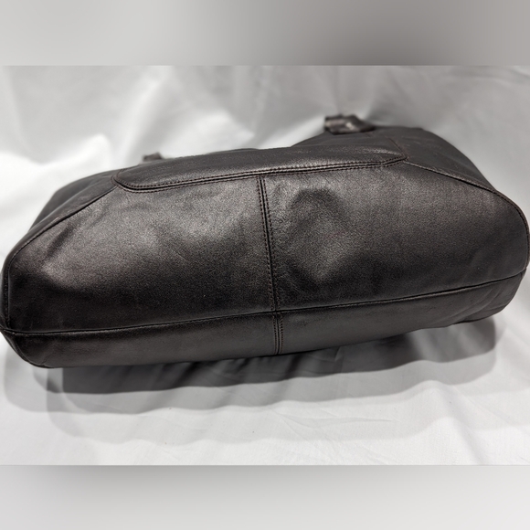 Coach Vintage Campbell Leather Belle Carryall Purse Shoulder Bag - Picture 6 of 15